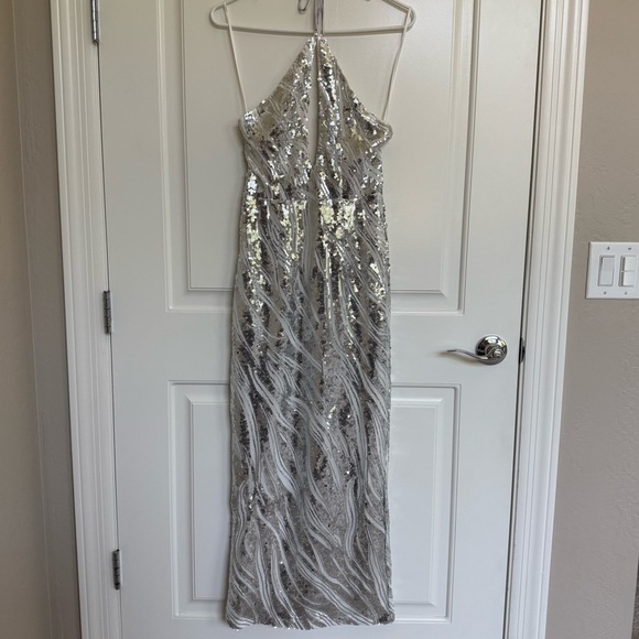 Sequin Halter Dress - Picture 6 of 14